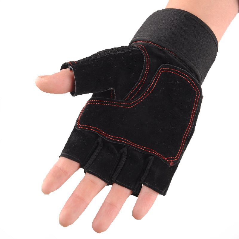 Forgefit Men's Gym Training Gloves for Summer Cycling (Half-Finger)