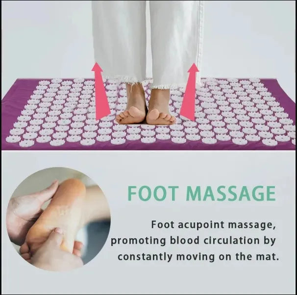Forgefit Yoga Acupressure Mat & Pillow Set