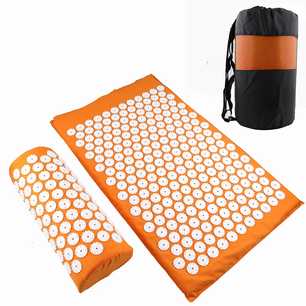 Forgefit Yoga Acupressure Mat & Pillow Set