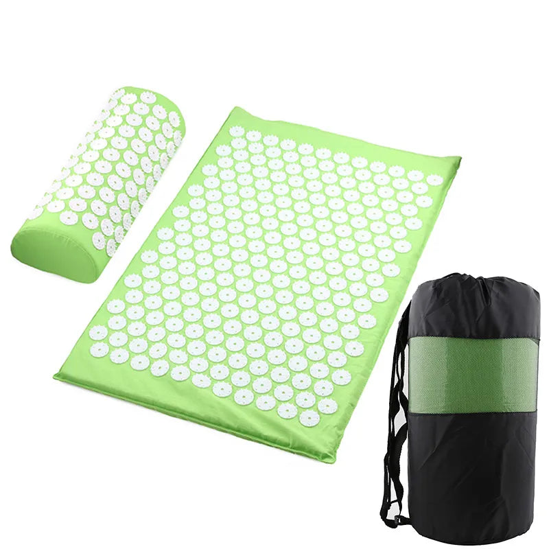 Forgefit Yoga Acupressure Mat & Pillow Set