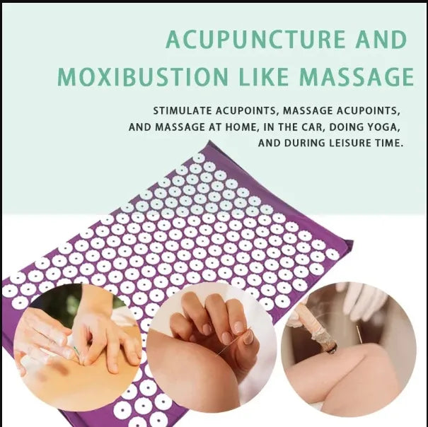 Forgefit Yoga Acupressure Mat & Pillow Set