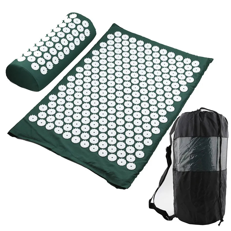 Forgefit Yoga Acupressure Mat & Pillow Set