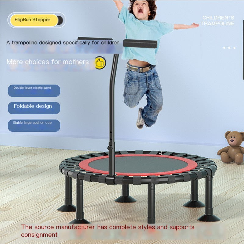 Forgefit Indoor Trampoline for Kids - Home Fitness Jumping Bed